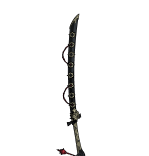 Wakizashi Sheathed Weapon Sword Redaq