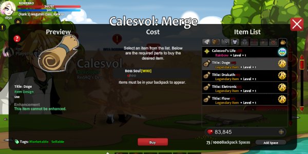 Calesvol: Merge Shop Adds Four Must-Have Titles