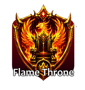 badge Flame Throne