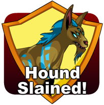 badge Guardian Hound Slained!