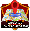 badge LionGladiator Map