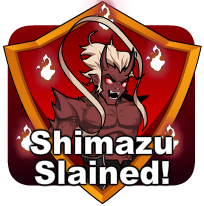 badge Shimazu Slained!