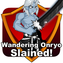 badge Wandering Onryo Slained!
