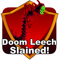 badge Doom Leech Slained!