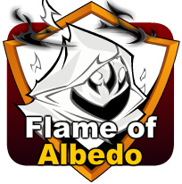badge Flame of Albedo