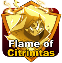 badge Flame of Citrinitas