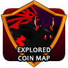 badge Explored Coin Map