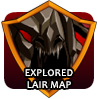 badge Explored Lair Map