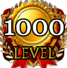 badge Honorable Achieved Level 1000
