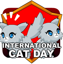 badge International Posa / Cat Day