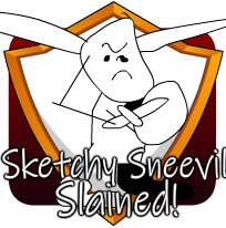badge Sketchy Sneevil Badge
