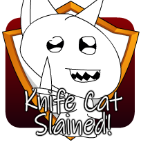 badge Knife Cat Badge