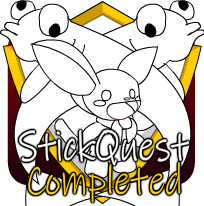 badge StickQuest Completed Badge