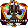 badge WorldBoss Slayer: Dark Pony