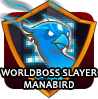 badge WorldBoss Slayer: Mana Bird