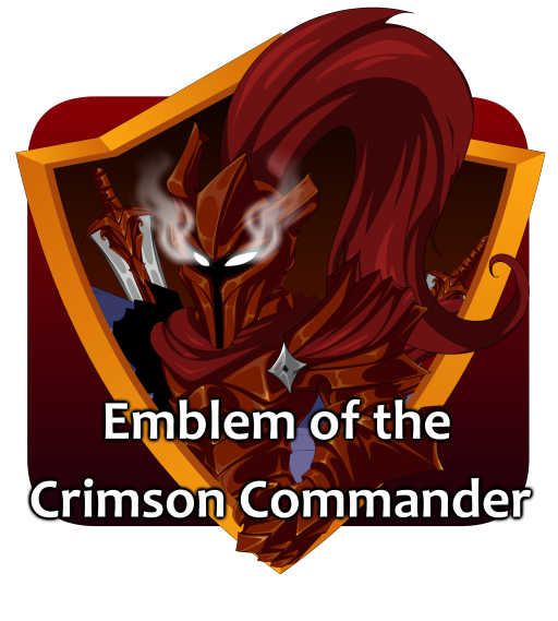 badge Emblem of the Crimson Commander
