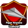 badge Paper Airplane Challenge