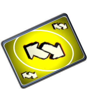 Yellow Reverse Card
