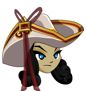 Ruby Yokai Pirate Hat + Locks
