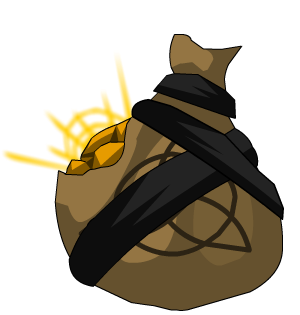 Gold Sack Cape