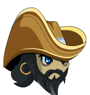 Golden Pirate Captain Hat