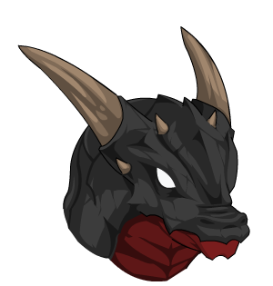 Evil Dragon Morph Head