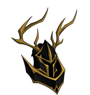 Antlered Golden Anjou Helm