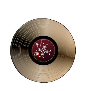 Golden Vinyl Record