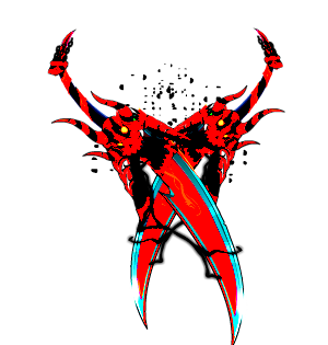 Red Shadow Fire Emperor NC Excalibur Cape