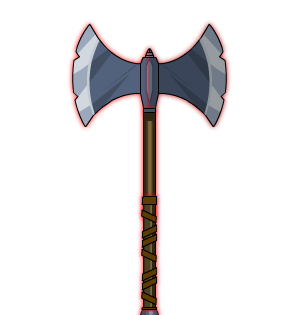 Red Aura Axe
