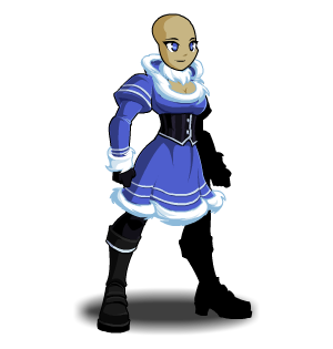 Blue Snow Festive Outfit male