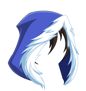 Blue Snow Festive Hood