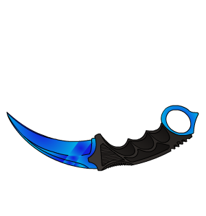 Blue Gem Karambit