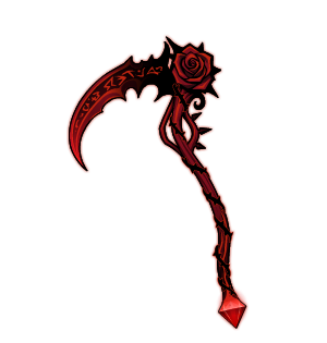 Hellish Evil Rose Scythe