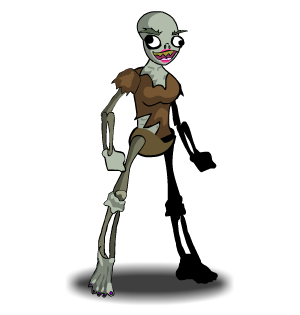 Derp Zombie F male