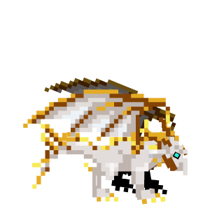 8-Bit Bright Dragon Pet
