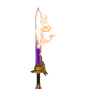 Gryphon Master Flaming Heldenlied Sword