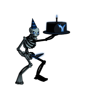 Hungry Dark Birthday Party Guest