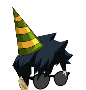 Birthday Hat Black Sunglasses