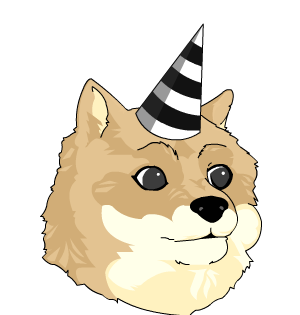 Birthday DOGE Hat Morph