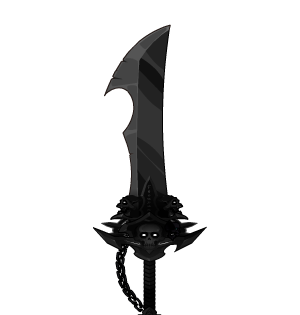 Dual Black Berserker Sword