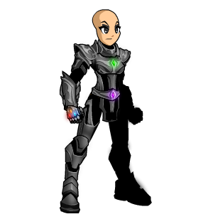 Black Infinity Titan Armor male