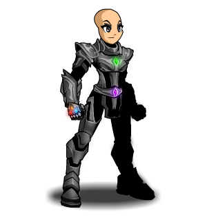 Black Infinity Titan Armor male