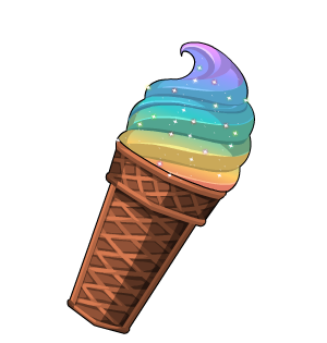 Sparkly Ice Cream Cape