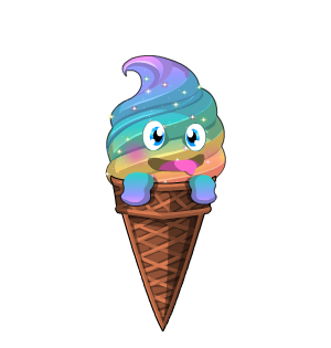 Sparkly Ice Cream Pet