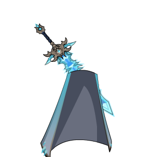 Glacial Crystal Sword Cape