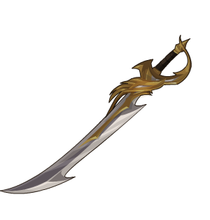 Sheathed Blessed Celestial Cutlass Cape