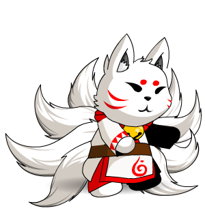 Yokai Fox on Back