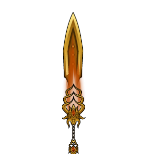 Orange flame Blade of Prometheus