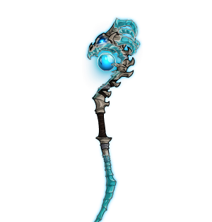 Frostlorn Mystical Necro Staff